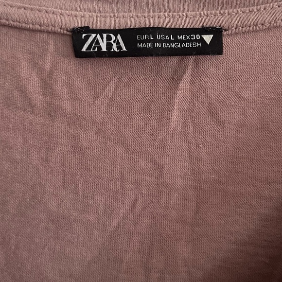 Zara purple basic top - Picture 2 of 3